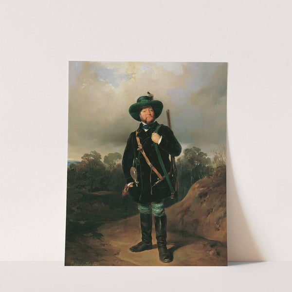 Josef Strommer als Jäger (1845) by August von Pettenkofen