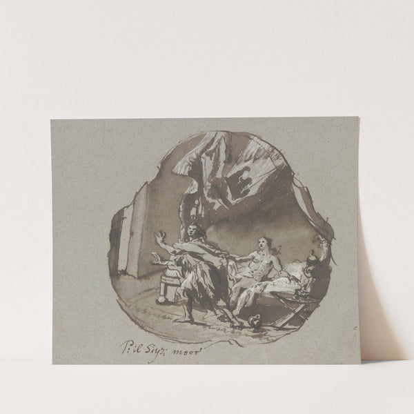 Josef und die Frau des Potiphar by Georg Anton Urlaub