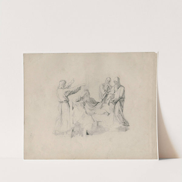 Josef verklaart farao’s dromen by Matthijs Maris