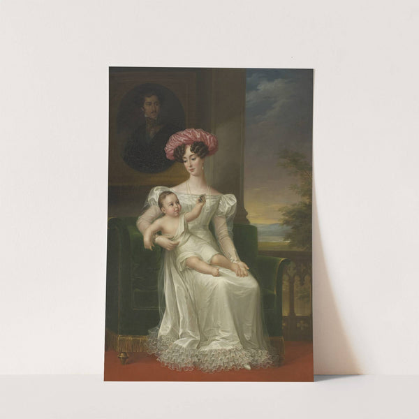 Josefina of Sweden and Norway, with her eldest son by Fredric Westin