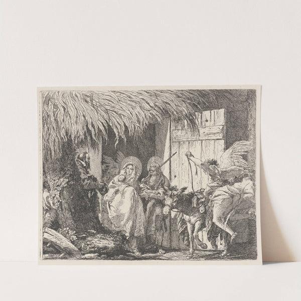 Joseph and Mary Prepare to Leave (1750–1753) by Giovanni Domenico Tiepolo