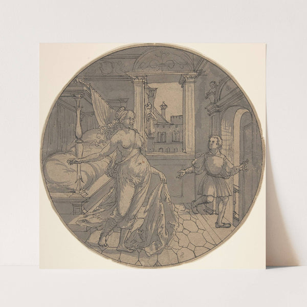 Joseph and Potiphar’s Wife by Georg Pencz