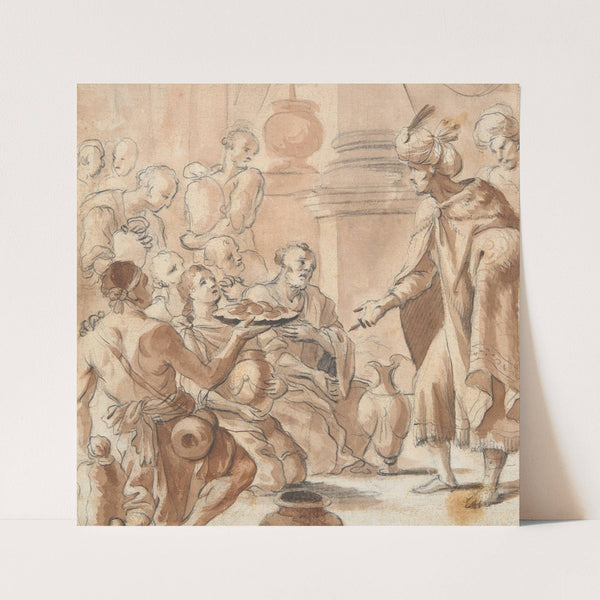 Joseph Distributing Wheat by Gaspar de Crayer