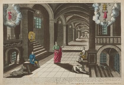 Joseph Explains the Dreams of the Imprisoned Officers of the King Pharoah (1750)