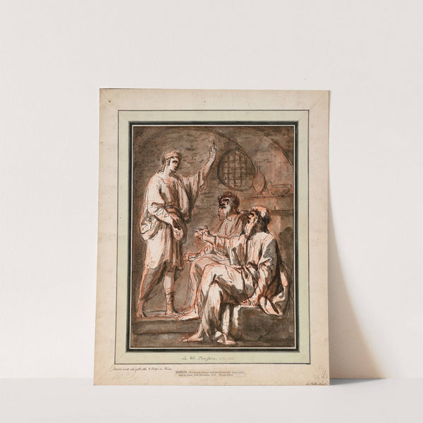 Joseph in Prison with the Pharaoh’s Chief Steward and Baker by Etienne de Lavallée-Poussin