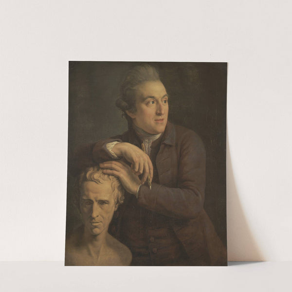 Joseph Nollekens with His Bust of Laurence Sterne by John Francis Rigaud