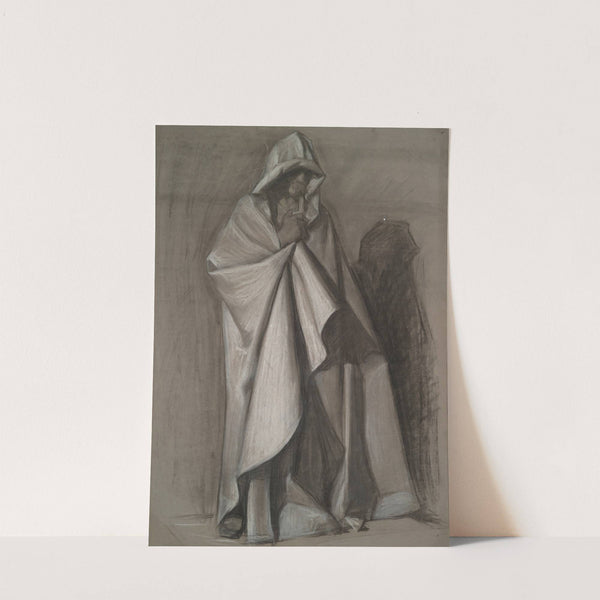 Joseph of Arimathea, Figure study for [The Arthurian Round Table’ by Edwin Austin Abbey