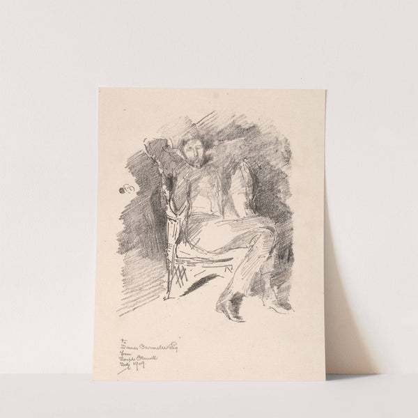 Joseph Pennell, No. 2 (1896) by James Abbott McNeill Whistler