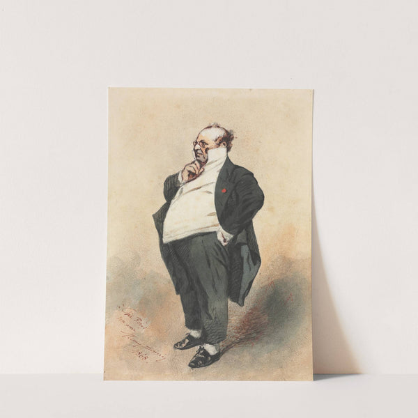 Joseph Prud’homme Standing (1868) by Henry Bonaventure Monnier