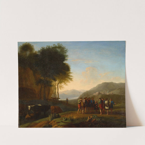 Joseph Recounting his Dream to his Brothers by Herman van Swanevelt