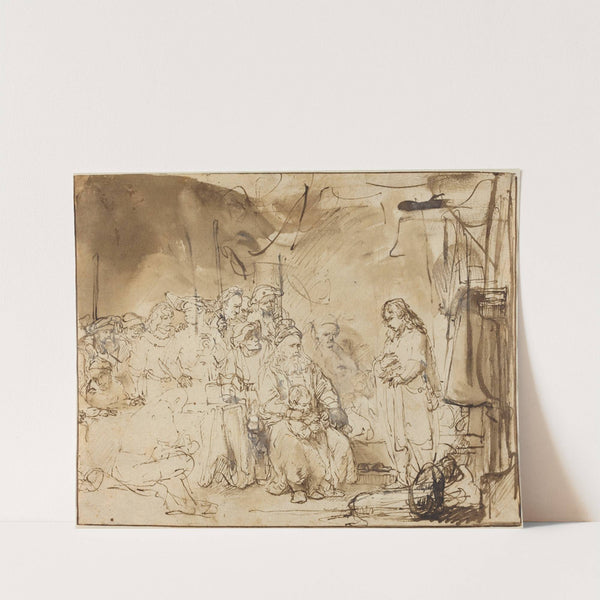 Joseph Recounting His Dreams by Rembrandt van Rijn