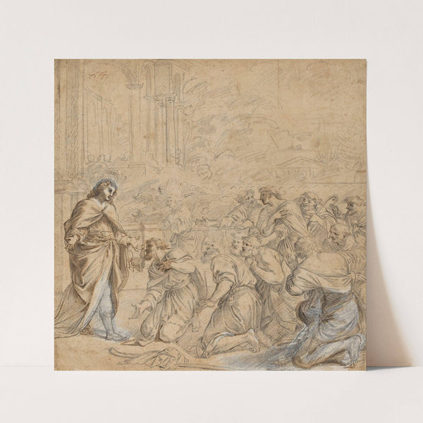 Joseph Revealing Himself to His Brothers in Egypt (c. 1655) by Studio of Pier Francesco Mola