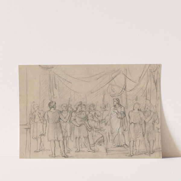 Joseph, Viceroy of Egypt, in Front of his Father and Brothers by Jean Antoine Verschaeren