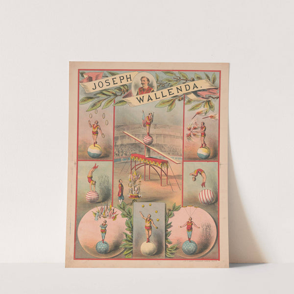 Joseph Wallenda (1884) by Adolf Friedländer Lith.