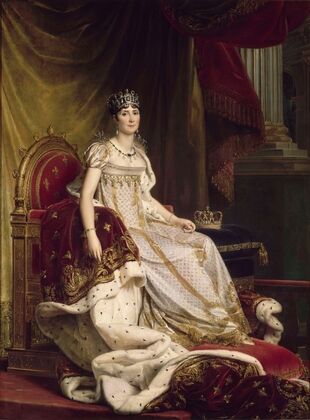 Joséphine in coronation costume