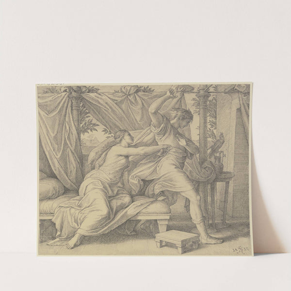 Josephs Keuschheit und der Potiphar Untreue by Julius Schnorr Von Carolsfeld