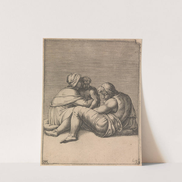 Josiah, Ancestor of Christ by Adamo Scultori