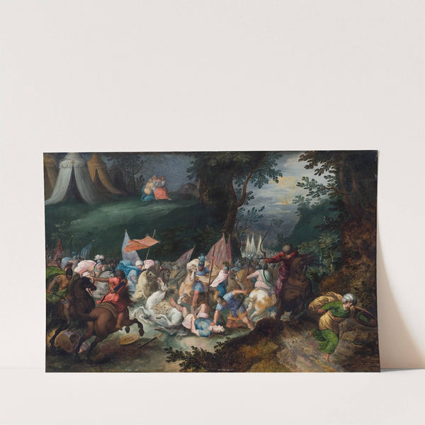 Josua Defeating Amalek by Pauwels Casteels