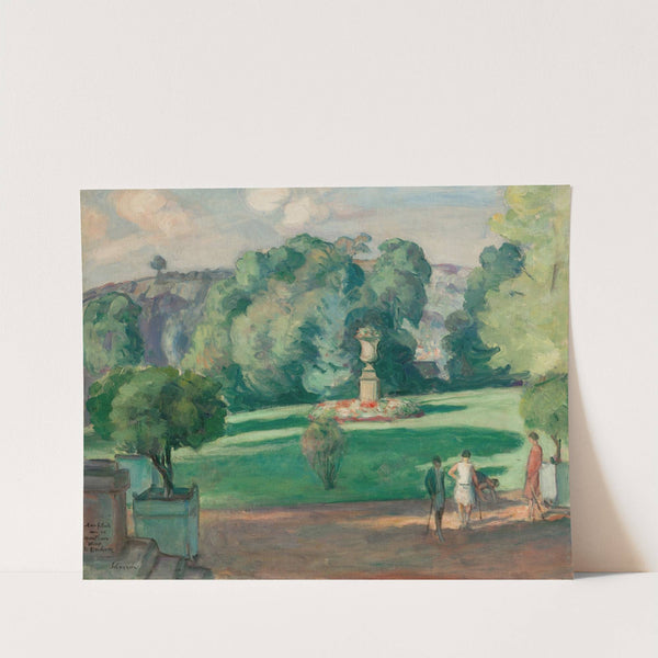 Joueurs de criket dans un parc (circa 1920-1922) by Henri Lebasque
