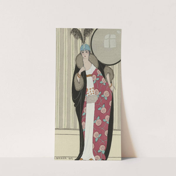 Robe de crêpe de Chine blanc by Anonymous