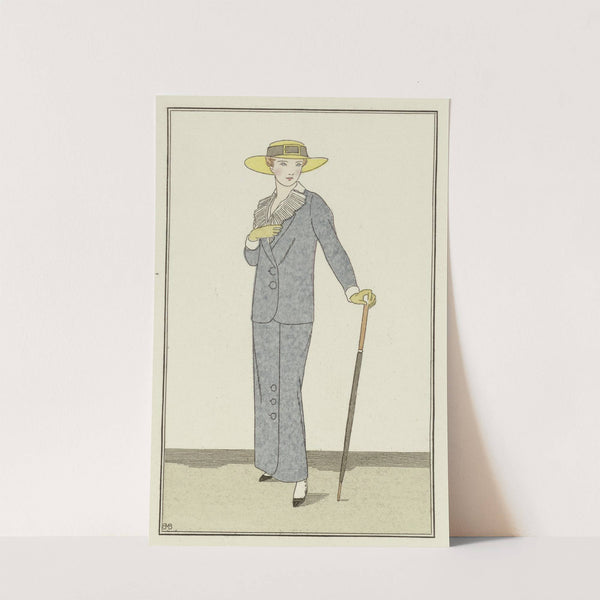 Journal des Dames et des Modes, 1912, Costumes Parisiens, no. 7 (1912) by Bernard Boutet de Monvel