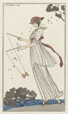 Robe de linon imprimé