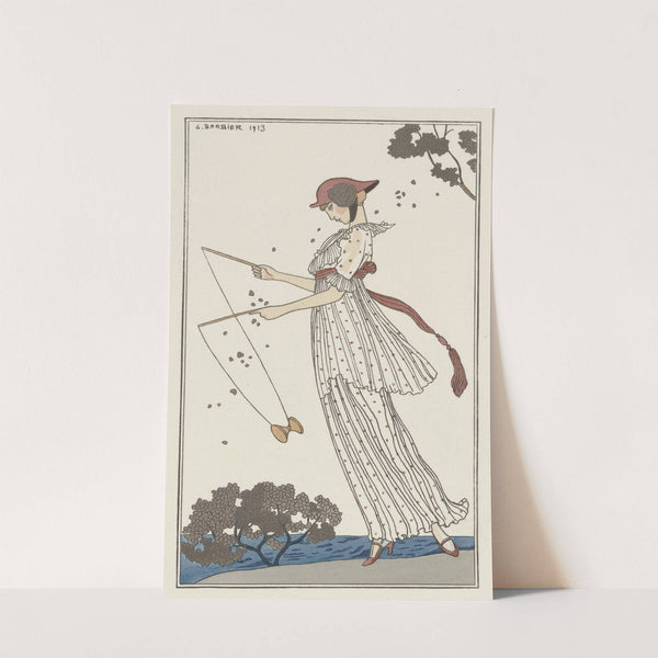 Robe de linon imprimé (1913) by George Barbier