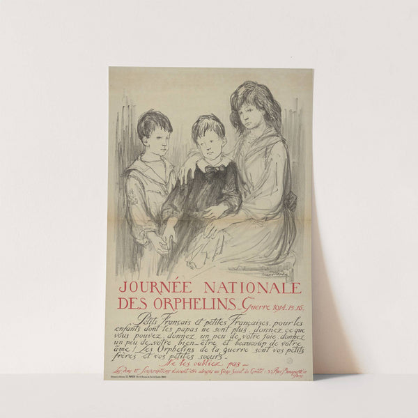 Journée nationale des orphelins. Guerre 1914-15-16 (1916) by Bernard Naudin