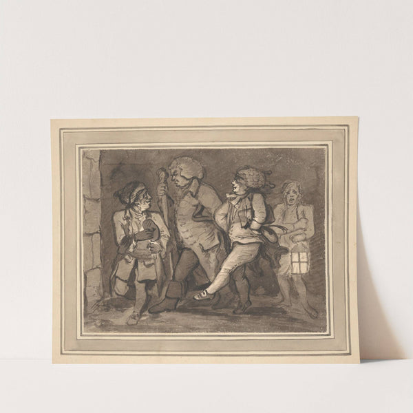 Journey of Dr. Johnson and James Boswell to Scotland Pl.13 (1784-1789) by Samuel Collings