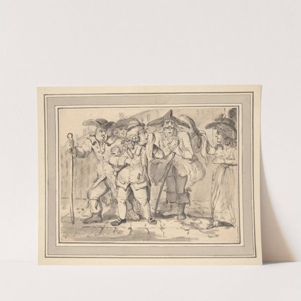 Journey of Dr. Johnson and James Boswell to Scotland Pl.16 (1784-1789) by Samuel Collings