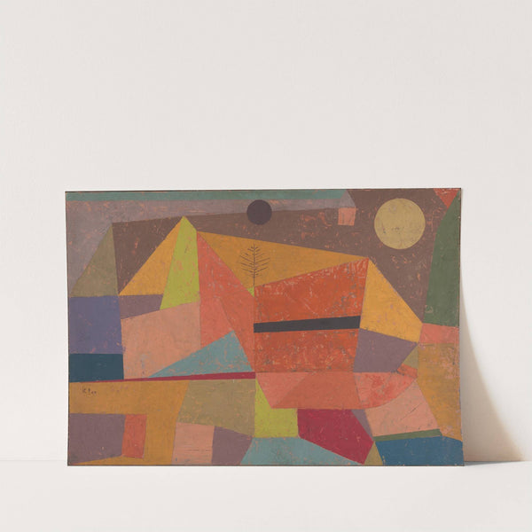 Joyful Mountain Landscape by Paul Klee