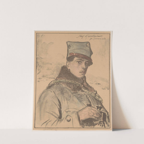 Józef Relidzyński, second lieutenant by Leon Wyczółkowski