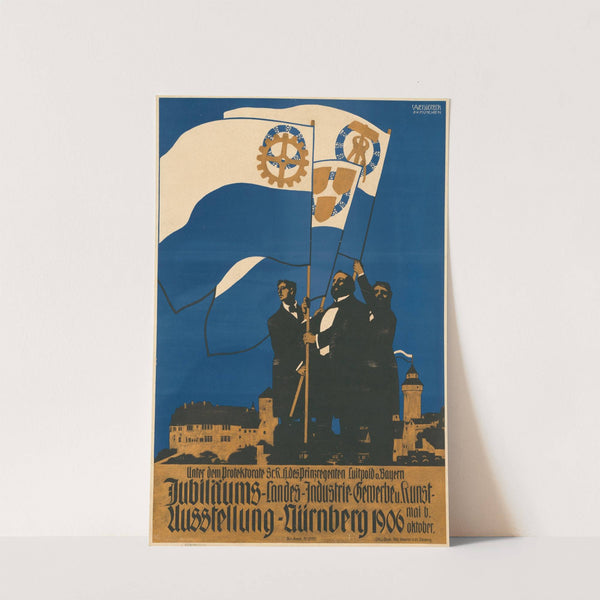 Jubiläums-Landes-Industrie-Gewerbe und Kunstausstellung Nürnberg 1906 (1904) by Albert Weisgerber