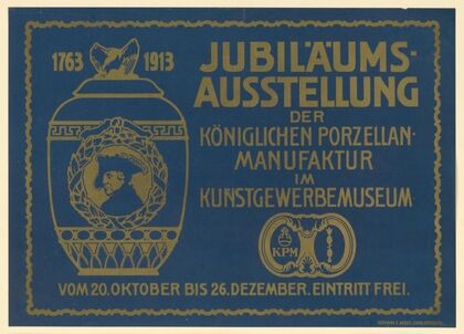 Jubiläumsausstellung der königlichen Porzellanmanufaktur (1913)