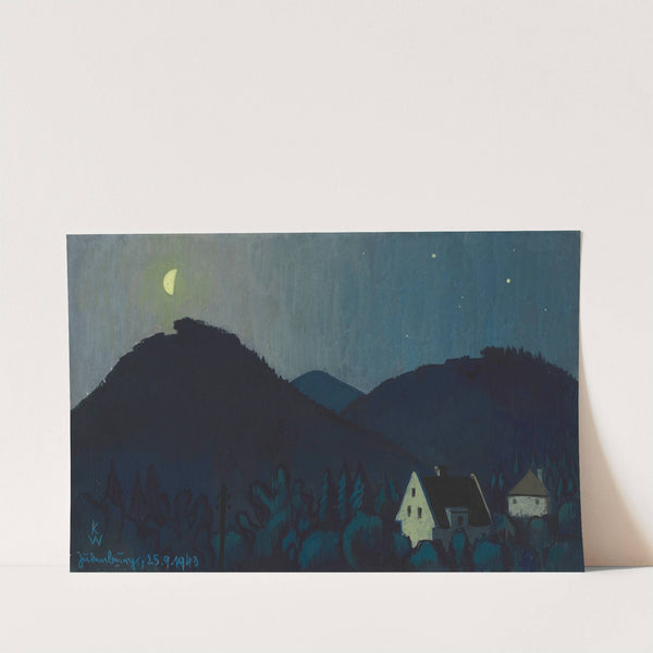 Judenburg bei Nacht by Karl Wiener