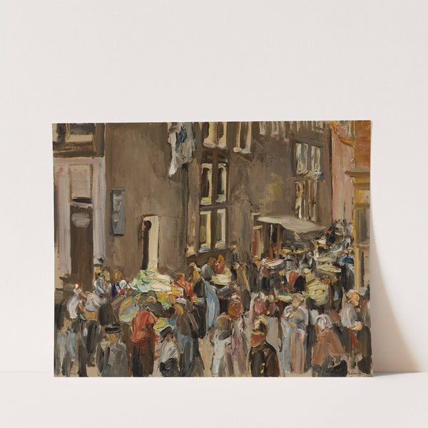 Judengasse in Amsterdam, Uilenburgersteeg Ecke Jodenbreestraat (1905) by Max Liebermann