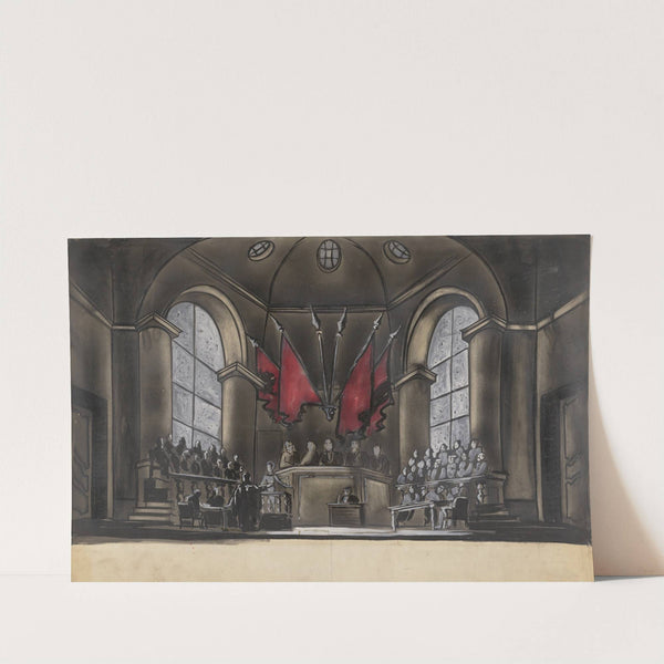Judgment Day: Courtroom Scene (1934-1943) by Frederick Stover