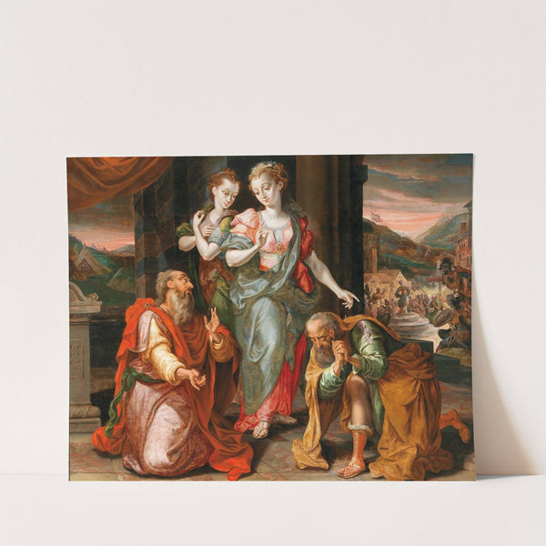 Judith and Holofernes; An Allegory of ‘Weibermacht by Pseudo-De Vos