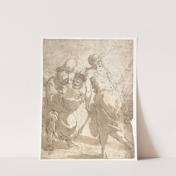 Judith med Holofernes' hoved by Giulio Benso