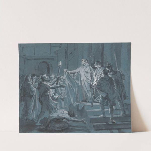 Judith Shows her People the Head of Holofernes by Jean Antoine Verschaeren