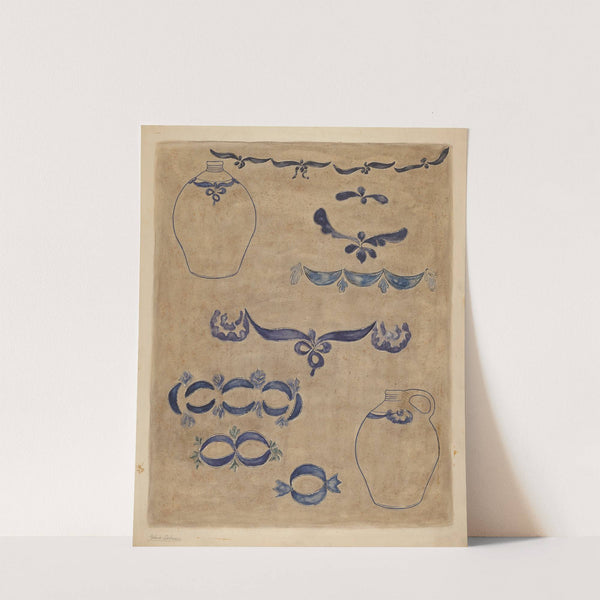 Jug and Decoration by Yolande Delasser