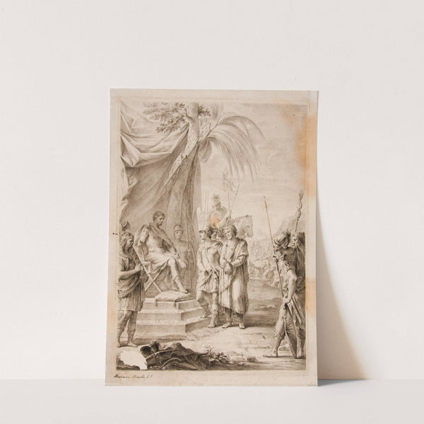 Jugurtha Bound and Handed Over to Silanus, who Takes Him to Marius by Mariano Salvador Maella