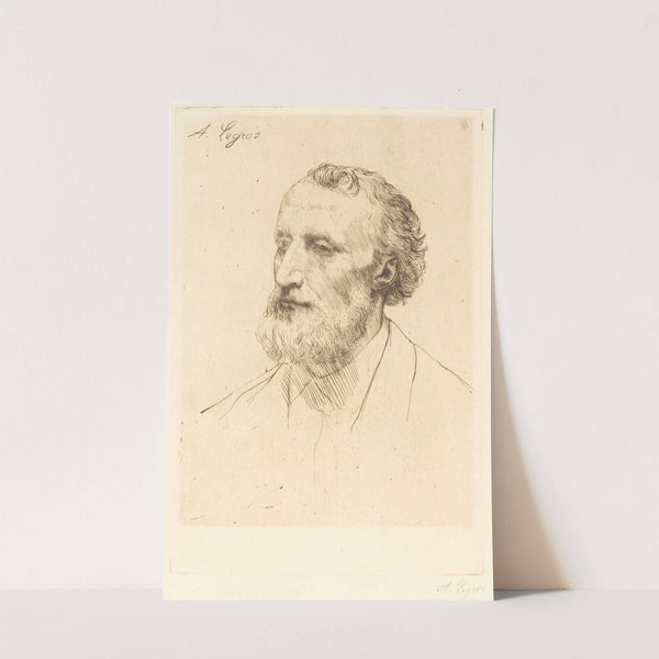 Jules Dalou, 1st plate by Alphonse Legros