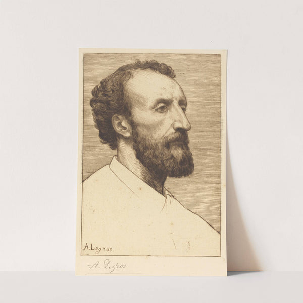 Jules Dalou, 2nd plate by Alphonse Legros