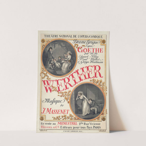 Jules Massenet’s Werther (1893) by Eugène Grasset