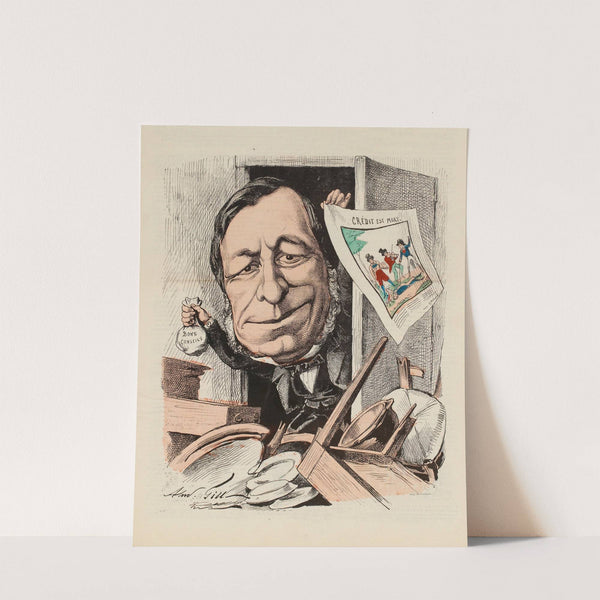 Jules Mirès (1867) by André Gill