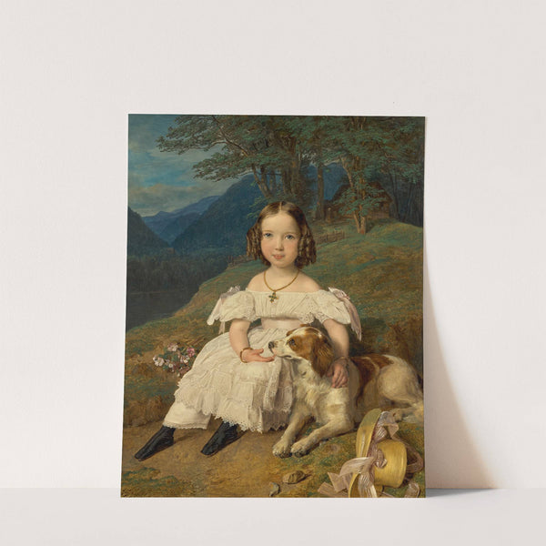 Julia Comtesse Apraxin (1835) by Ferdinand Georg Waldmüller