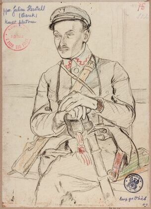 Julian Herschthal, ps. Borek, podporucznik piechoty Legionów Polskich