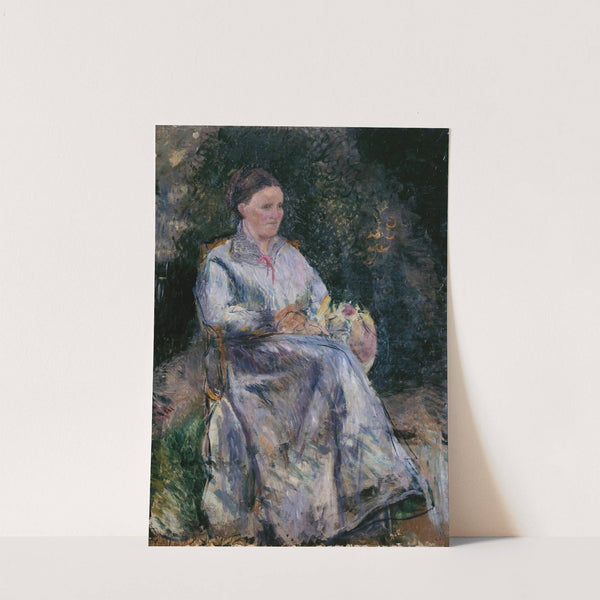 Julie Pissarro au jardin (1874) by Camille Pissarro