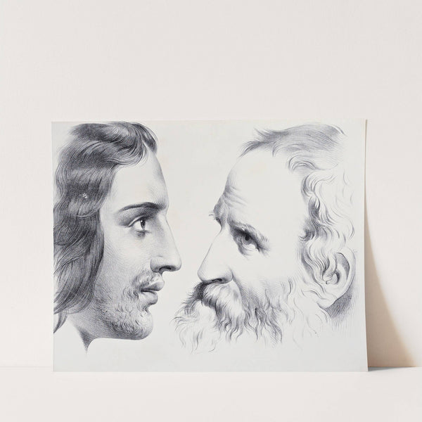 Julien's Studies of Heads pl 13 by Bernard-Romain Julien